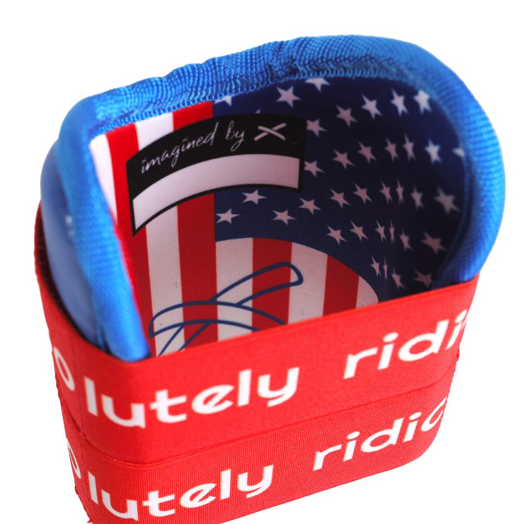 2 strap ice cream elbow guard | stars & stripes